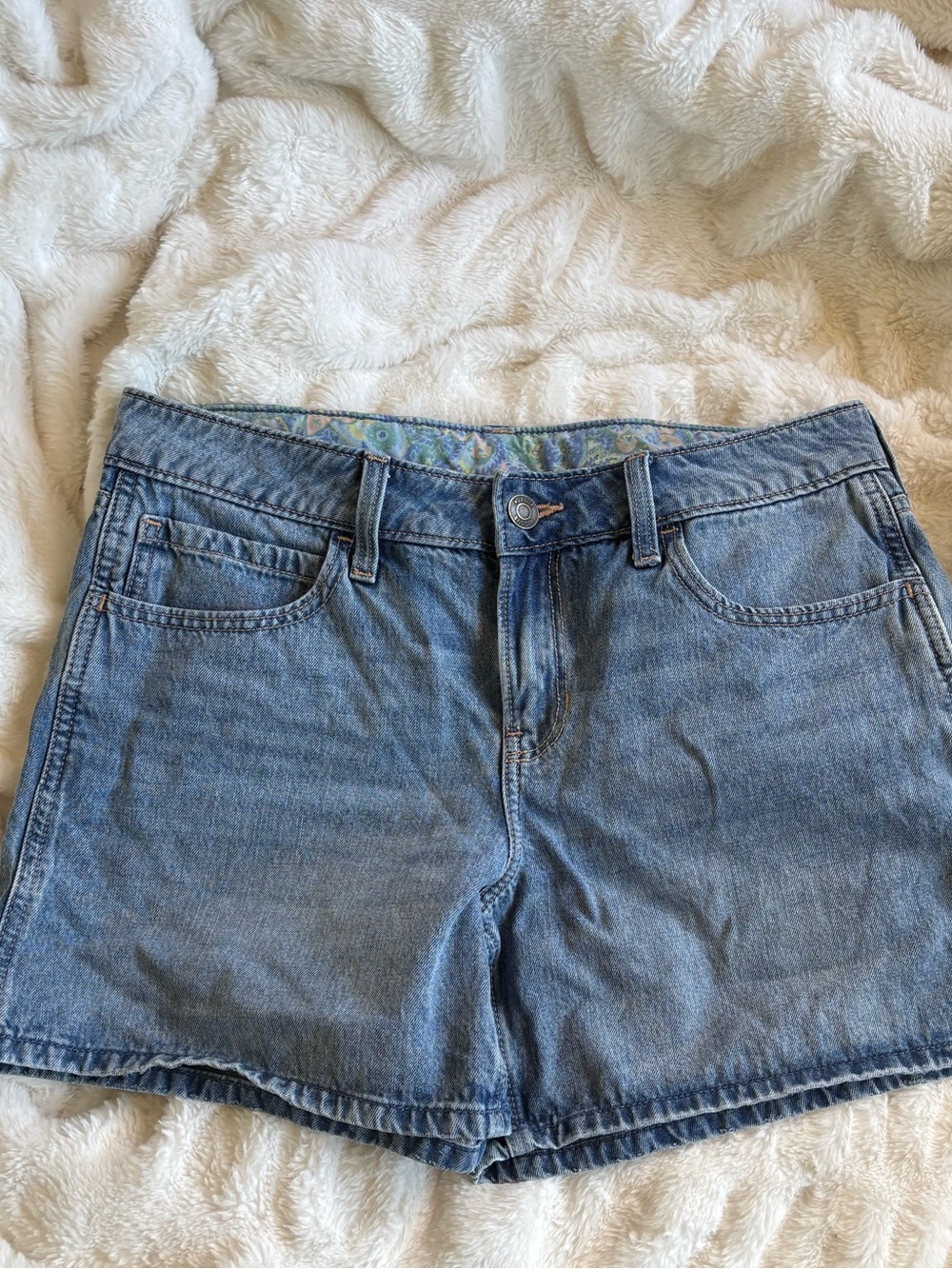 Classic Blue Denim Women’s Shorts